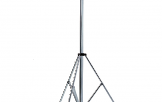 01059 Lighting stand, steel, galvanized with telescopic leg