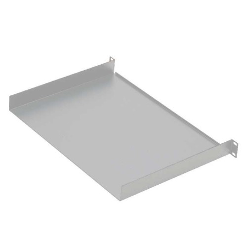 Ripiano rack, lamiera, 2U, RAL 7035