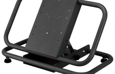 08300 Foldable LCD/Plasma screen floor stand with wheels – Black