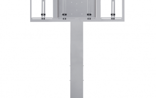 08851Carrello professionale per monitor fino a 75" con ruote