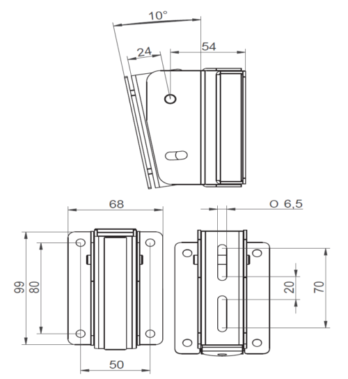 Tiltable Speakers inox steel mount for indoor and outdoor - Image 3