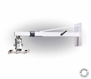 15463 ARAKNO WALL Supporto da parete per videoproiettore telescopico, bianco