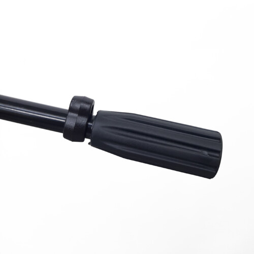 Microphone floor stand with boom arm and brand, Black - Image 4