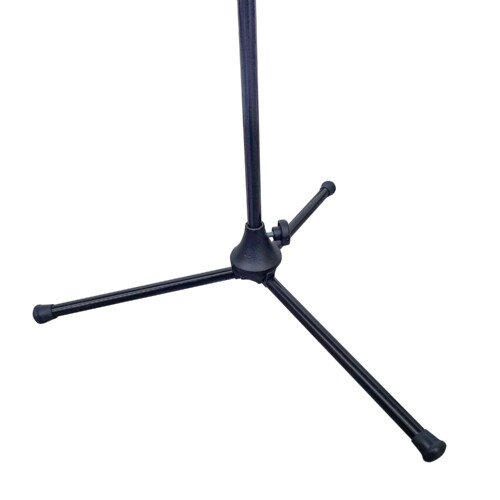 Microphone floor stand with boom arm and brand, Black - Image 7
