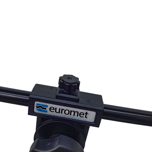 Microphone floor stand with boom arm and brand, Black - Image 5
