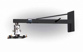 15462 ARAKNO WALL – Supporto da parete per videoproiettore telescopico, nero