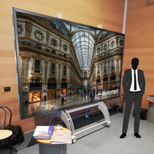 VOLTA 2 archi, stand/cart per led wall ABSEN (o altri, previa opportuna personalizzazione) - immagine 4