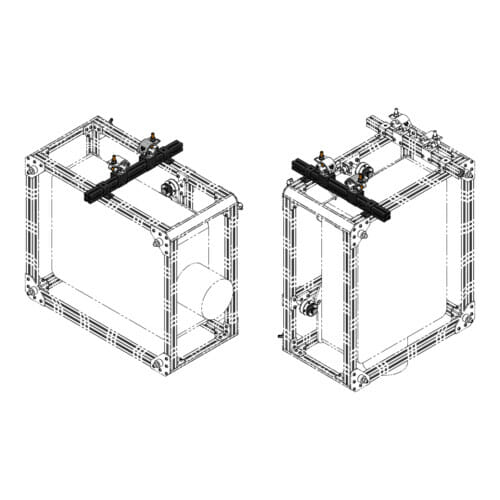 Optional UNIKA - Additional profile with 2 Clamps (Portrait/Floor) - Image 3