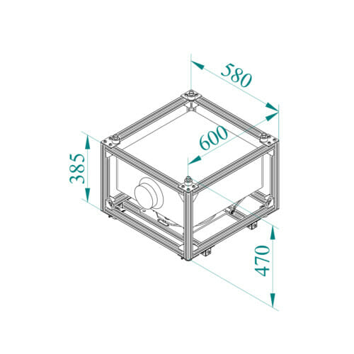 UNIKA 30.03 - stacking and rigging Frame Cage - OPTOMA ZU1050 - Image 3