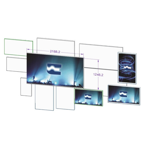ART WALL - Modular video-wall support system for display LED and LCD wall - Image 3