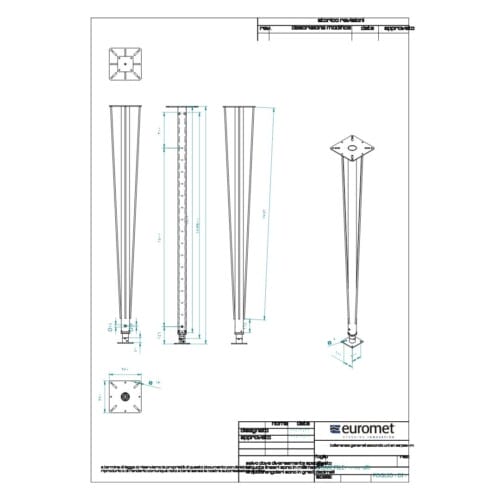 K-EXTENSION: Telescopic pole with rods 200-350cm - Image 3