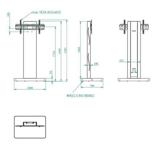 Chic Maxi - Monitor Stand up to 110 - Image 5