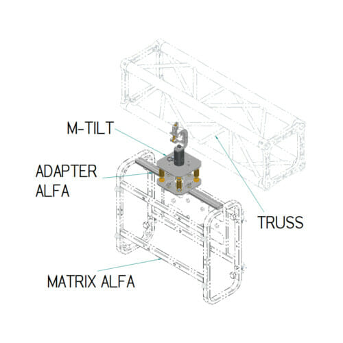 M Tilt 1 clamp+adapter +Floor bar ALPHA - Image 3