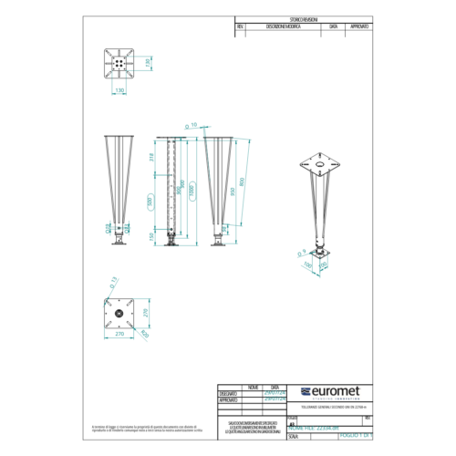 Ceiling support for 4 monitors - Htlm - Image 3