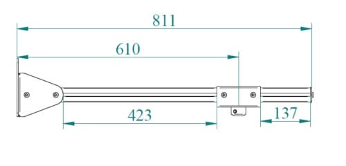 Braccio ARM universale ultrashort, nero - immagine 3