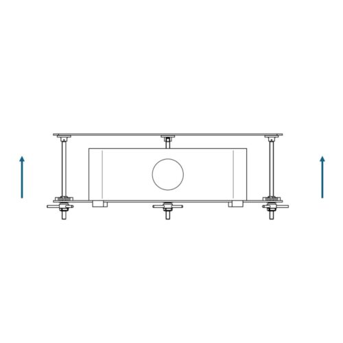 Projector mount with micrometric calibration - BS26K