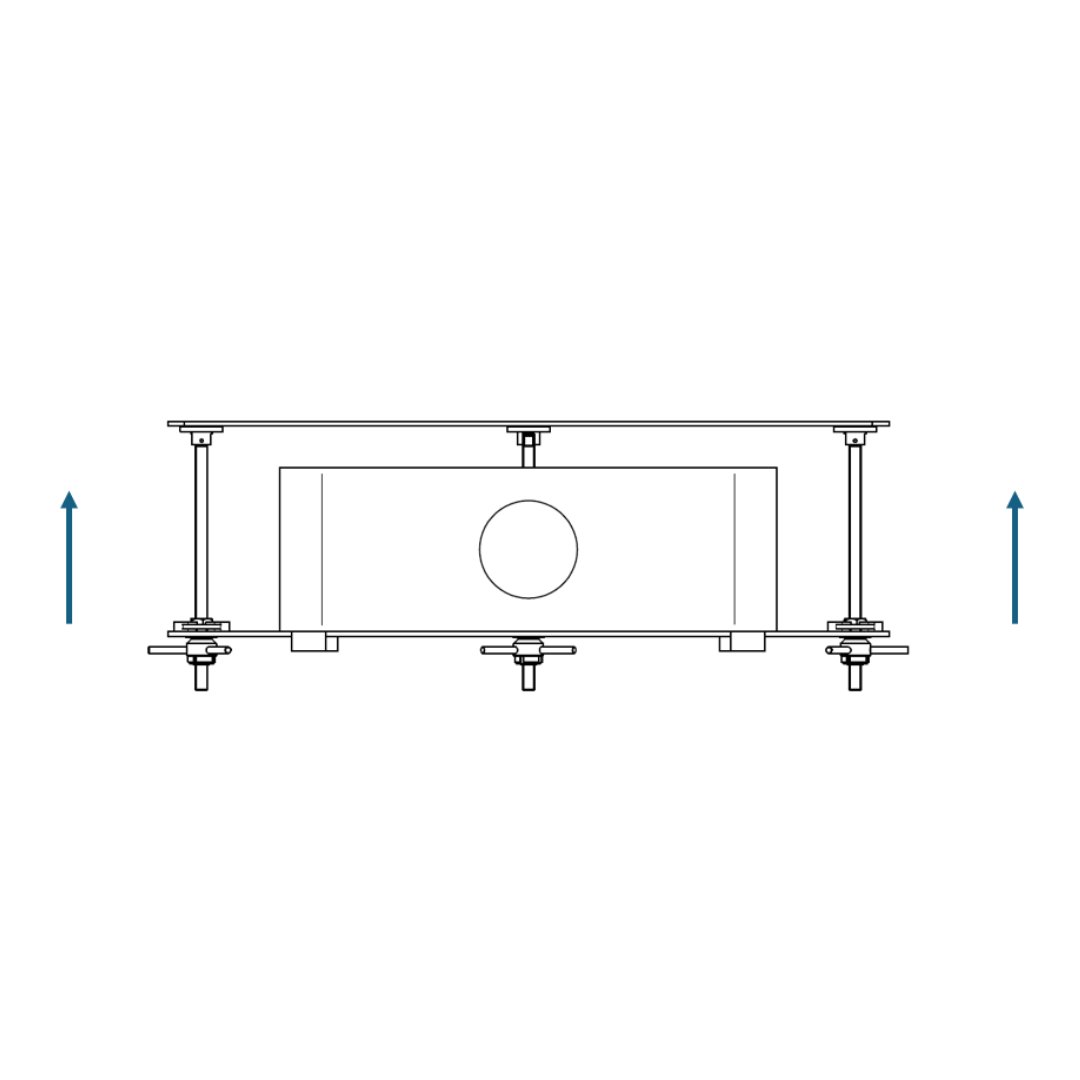 Projector mount with micrometric calibration - BS26K - Image 4