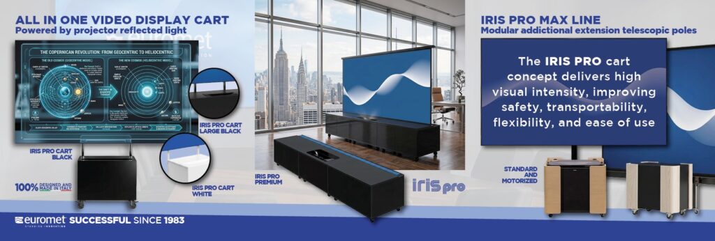 IRIS PRO MAX LINE - All in one video display cart